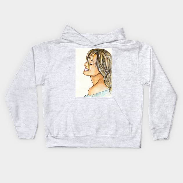 Lara Fabian Kids Hoodie by Svetlana Pelin